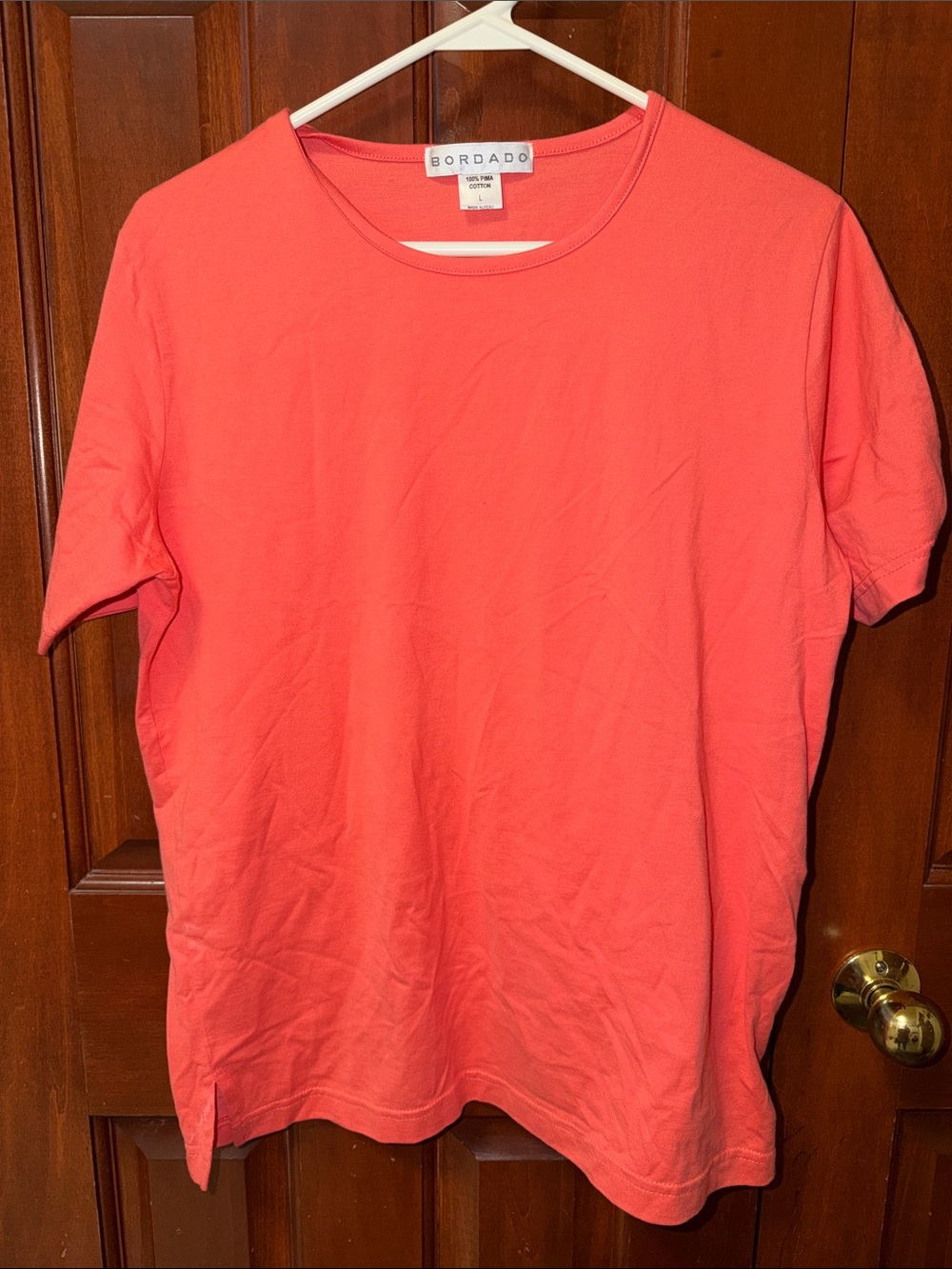 Bordado Women’s Coral Crew Neck T-Shirt